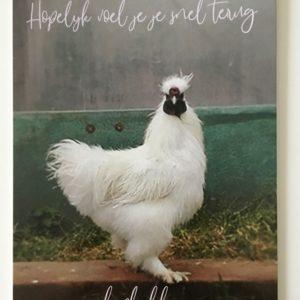 Postkaart kiplekker