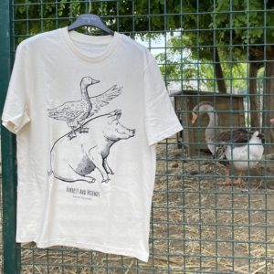 NIEUW - Alfons en varken by Andy Bruyninckx - gebroken wit (unisex)