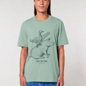 PRE-ORDER - Alfons en varken by Andy Bruyninckx - aloë groen (unisex)